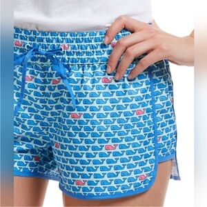 Blue Whale Print Shorts